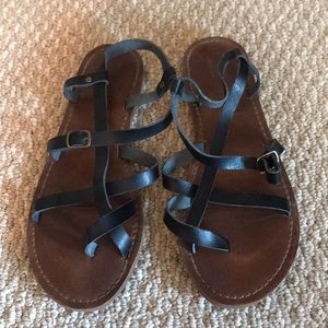 Black sandals